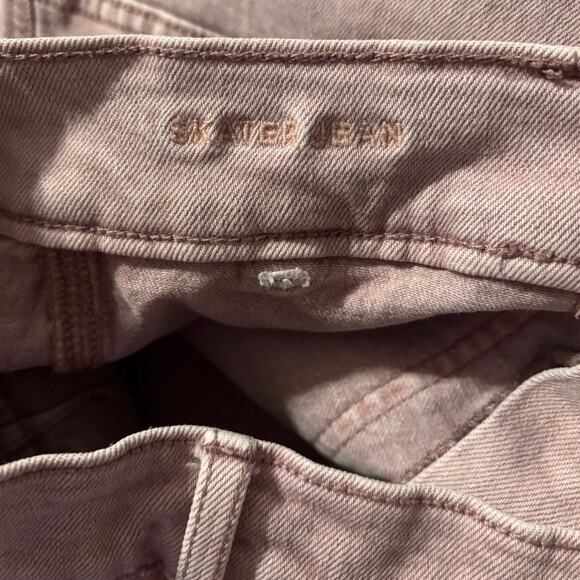 American Eagle Women’s 2 28 x 30 Skater Jean Straight Wide Leg Relaxed Fit Baggy - Picture 7 of 14